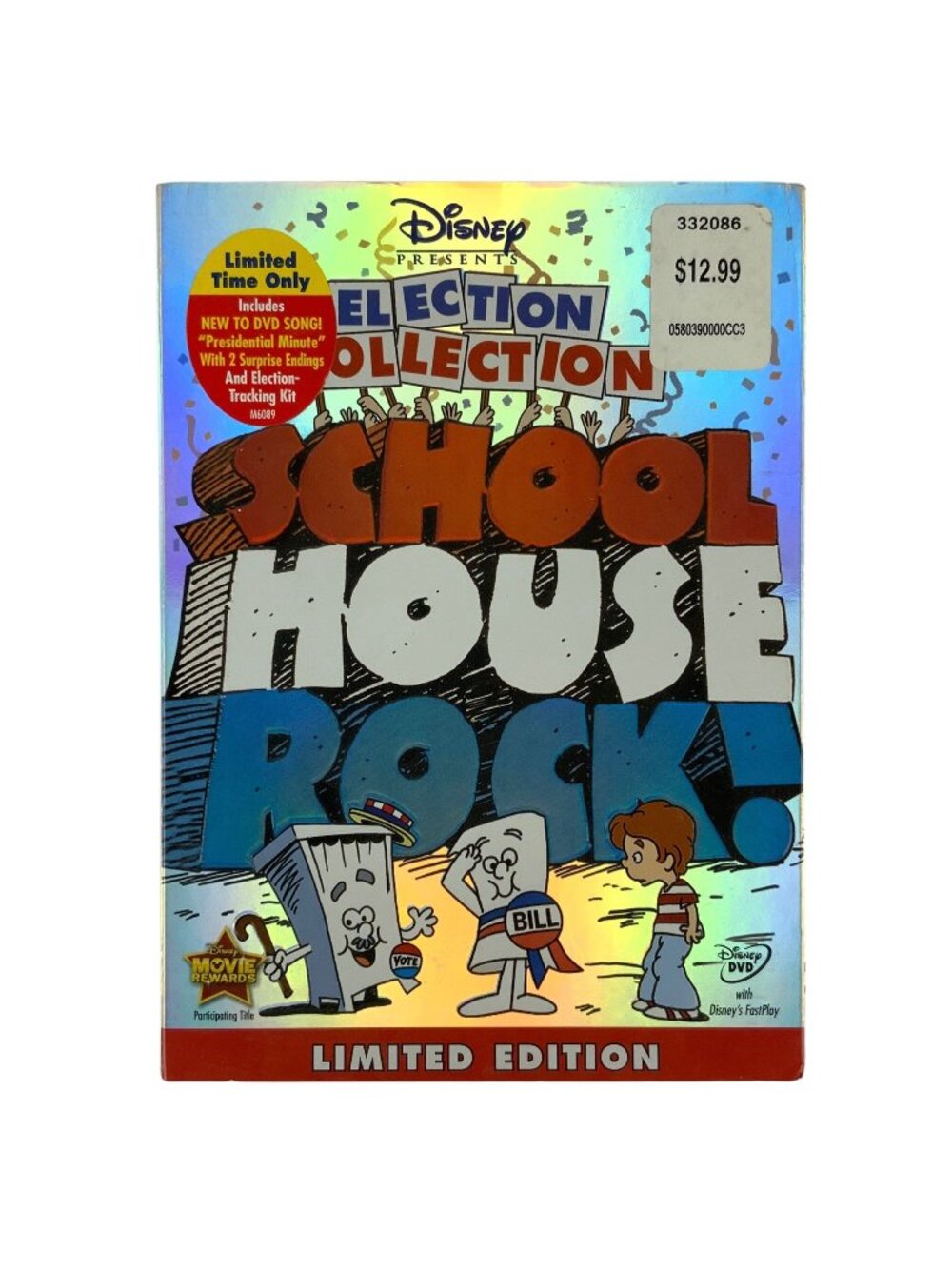 Disney Schoolhouse Rock Election Collection DVD Limited Edition